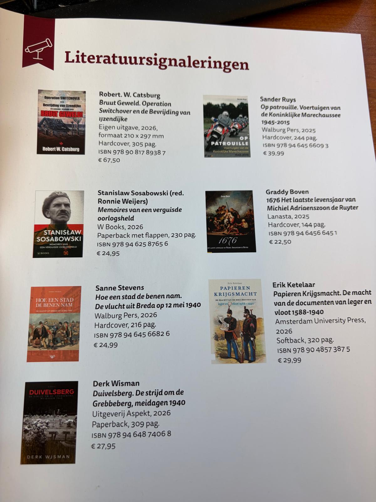 Literatuursignalering van Duivelsberg in Mars et Historia
